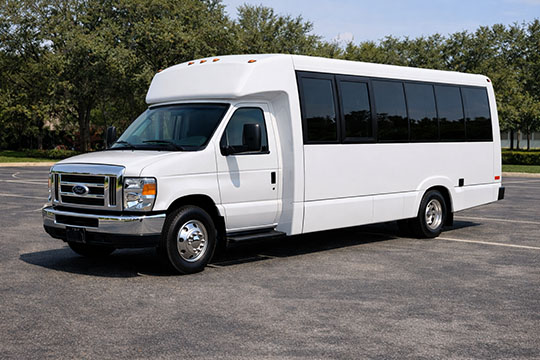 18-passenger minibus available for charter in Renton, WA